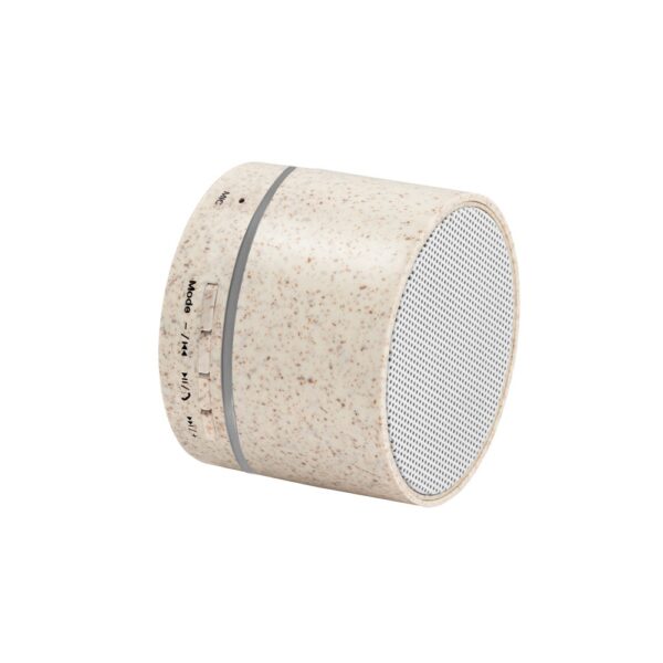 97930_160-c RE-LINEU. 3W portable speaker with 4h30m battery life in straw fibre and recycled ABS (100% rABS)