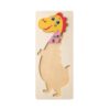 DIPLODOCO. Dinosaur-shaped puzzle in pine plywood