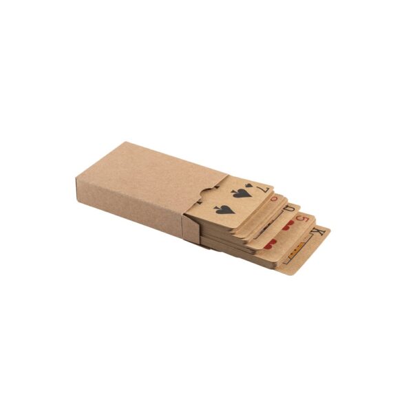FISCHER. Deck of 54 classic cards in kraft paper, made from FSC™ certified material and other controlled materials