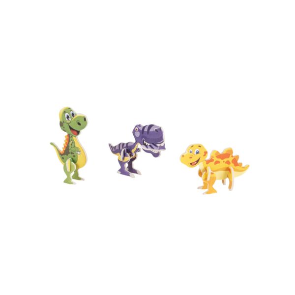 98152_160 DINOSAURUS. 3D puzzle in paper witth the shape of a dinosaur