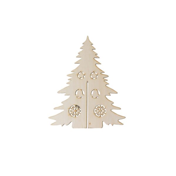 98153_150-b PINERY. Collapsible wooden Christmas tree to colour