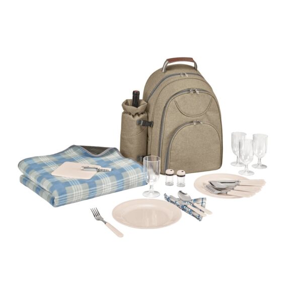 VILLA. Thermal picnic backpack in 600D, high-density recycled polyester