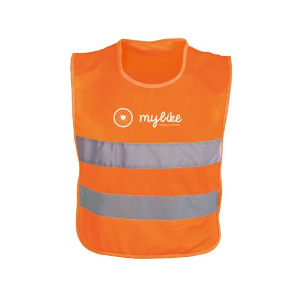 MIKE. 100% polyester reflective kids’ vests