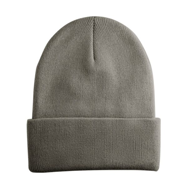 99038_123-a CARL. Recycled polyester (100% rPET) double-layered soft knit unisex beanie