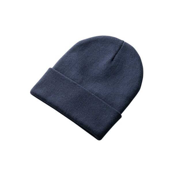 99038_134 CARL. Recycled polyester (100% rPET) double-layered soft knit unisex beanie