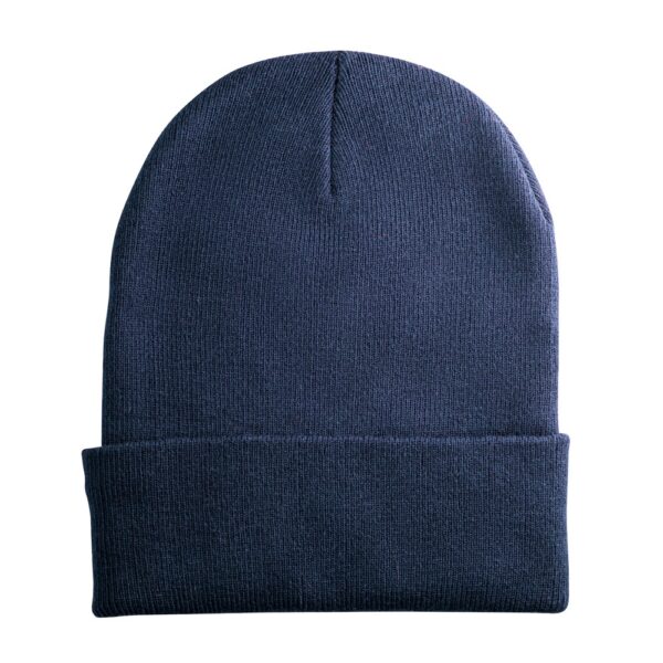 99038_134-a CARL. Recycled polyester (100% rPET) double-layered soft knit unisex beanie