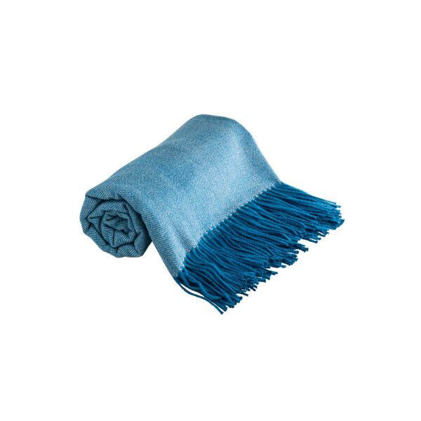 99044_104-a SMOOTH. 100% acrylic blanket with ribbon and personalisation card (270 g/m²)