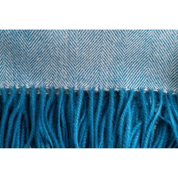 99044_104-c SMOOTH. 100% acrylic blanket with ribbon and personalisation card (270 g/m²)