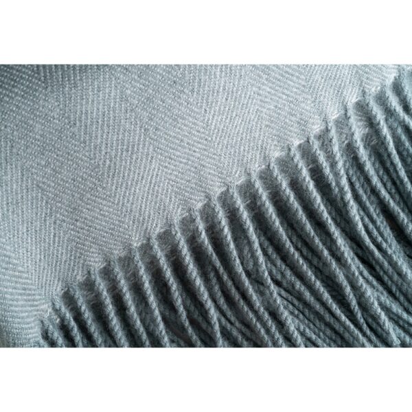 99044_113-c SMOOTH. 100% acrylic blanket with ribbon and personalisation card (270 g/m²)