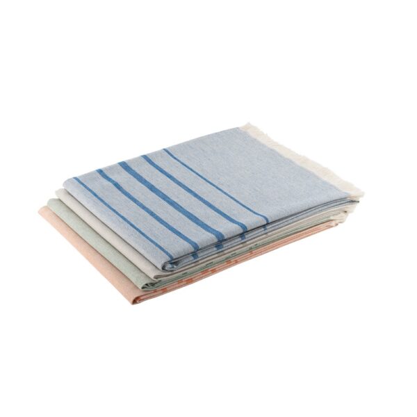 99045_a CAPLAN. Multifunctional towel made of light and resistant cotton (90%) and recycled cotton (10%)
