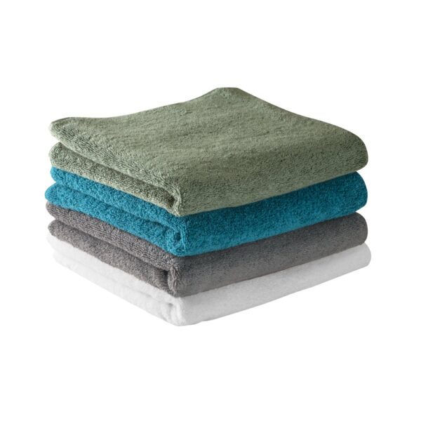 BARDEM S. Hand towel (350 g/m²) in cotton (82%) and recycled cotton (18%)
