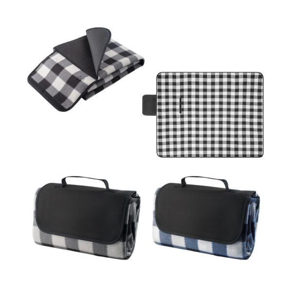 RILEY II. EPE-lined picnic blanket (180 g/m²) with pattern