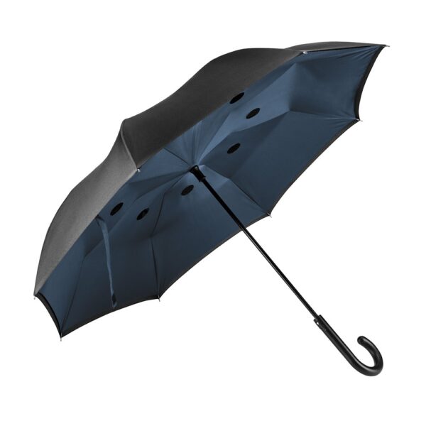 99146_104 ANGELA. 190T pongee reversible folding umbrella