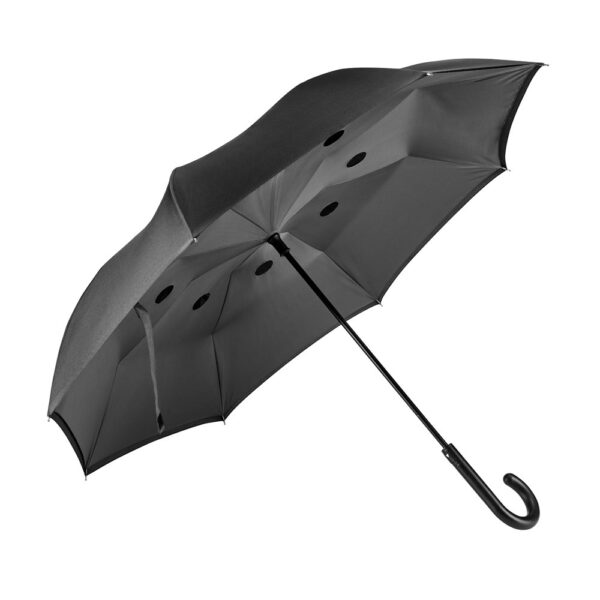 99146_113 ANGELA. 190T pongee reversible folding umbrella