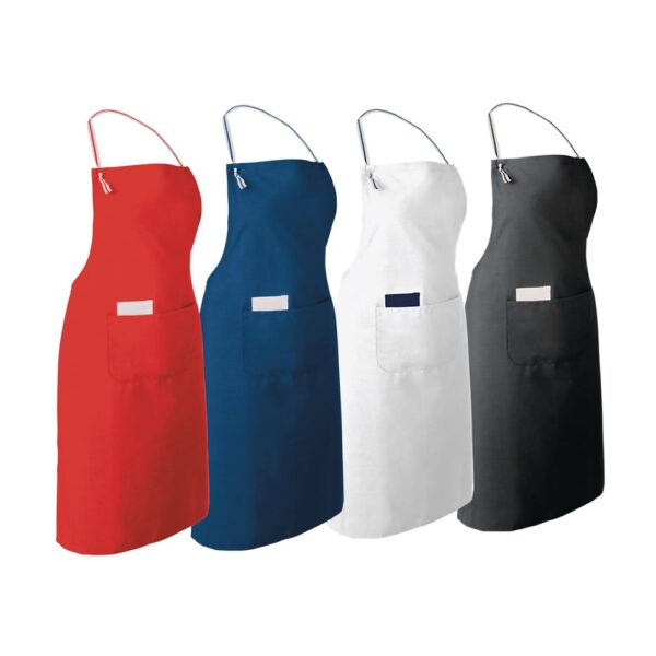 99822_set CHIVES. Apron in cotton and polyester (150 g/m²)